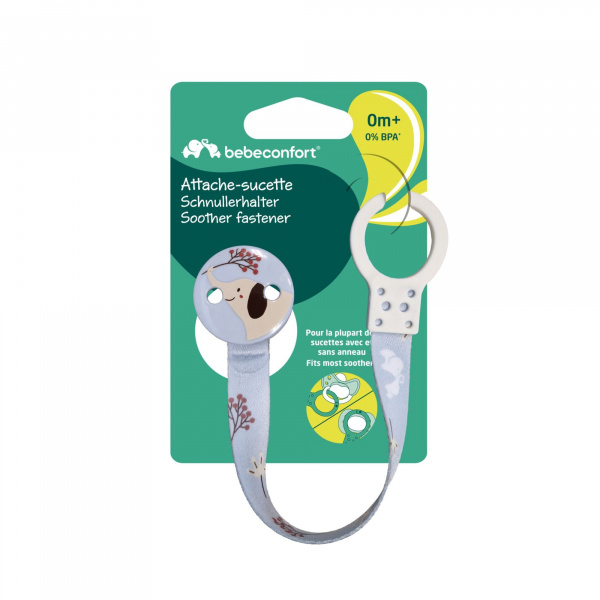 Attache sucette textile universelle bébé Bebeconfort