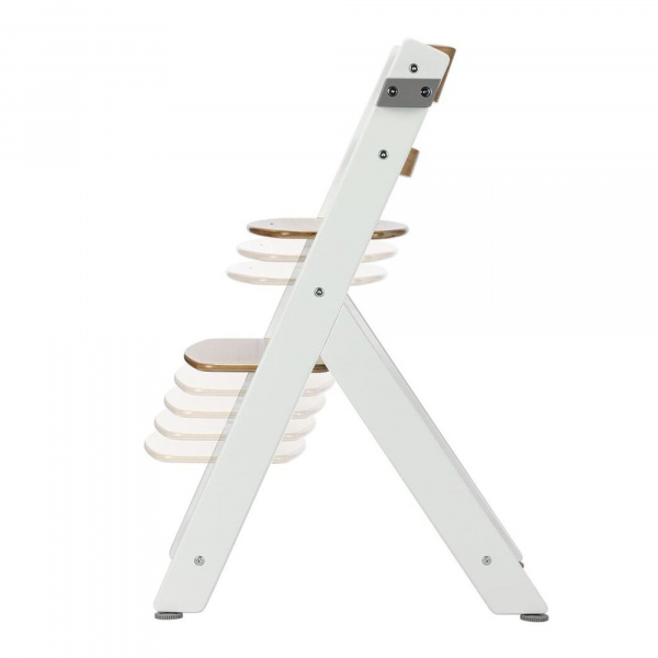 Chaise haute évolutive 2-en-1 timba ² light wood avec coussin beige + transat tinted graphite Bebeconfort