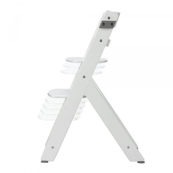 Chaise haute évolutive 2-en-1 timba ² blanc avec coussin gris + transat tinted graphite Bebeconfort