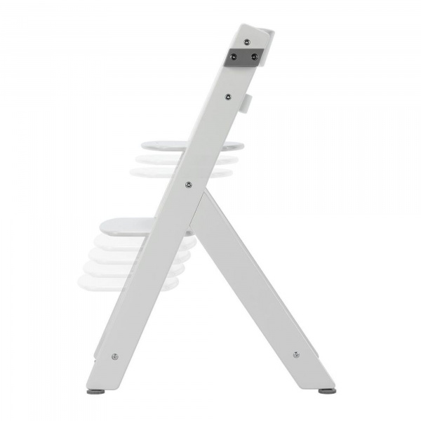 Chaise haute évolutive 2-en-1 timba ² white + transat tinted graphite Bebeconfort