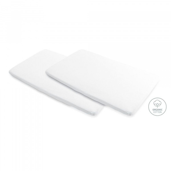 Lot de 2 draps housse zina/calidoo/amara blanc Bebeconfort