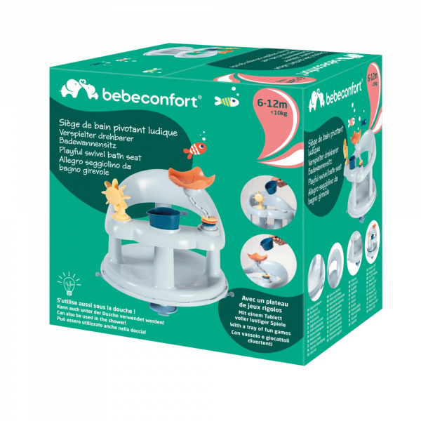 Siège de bain pivotant bébé ludique Bebeconfort