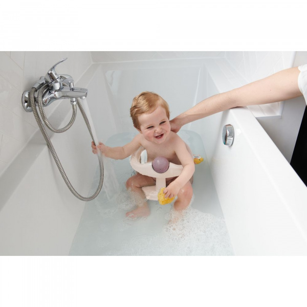 Anneau de bain pivotant beige/lavende Bebeconfort
