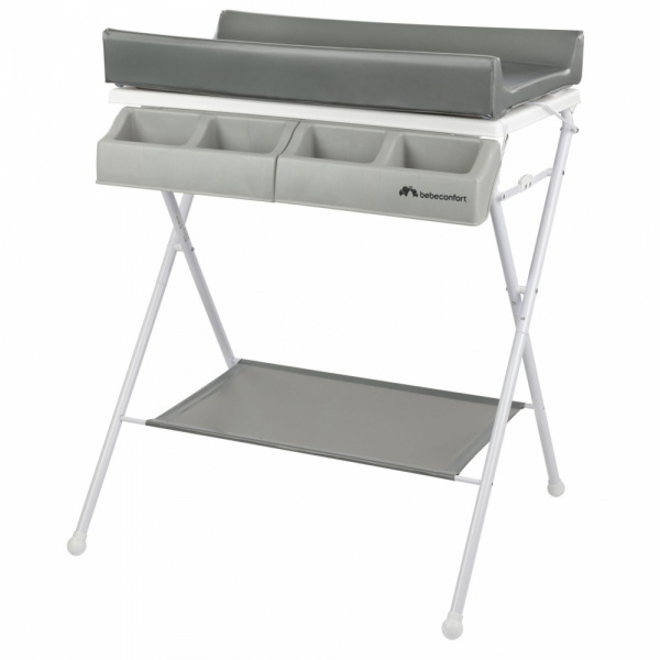Baignoire et table à langer 2-en-1 baltic gray mist Bebeconfort