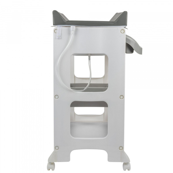 Baignoire et table à langer 2-en-1 dolphy gray mist Bebeconfort