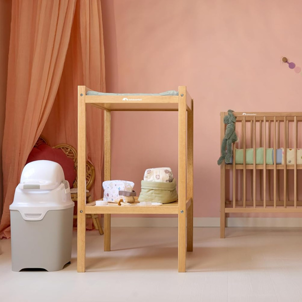 Table à langer avec matelas inclus daisy2 natural wood Bebeconfort