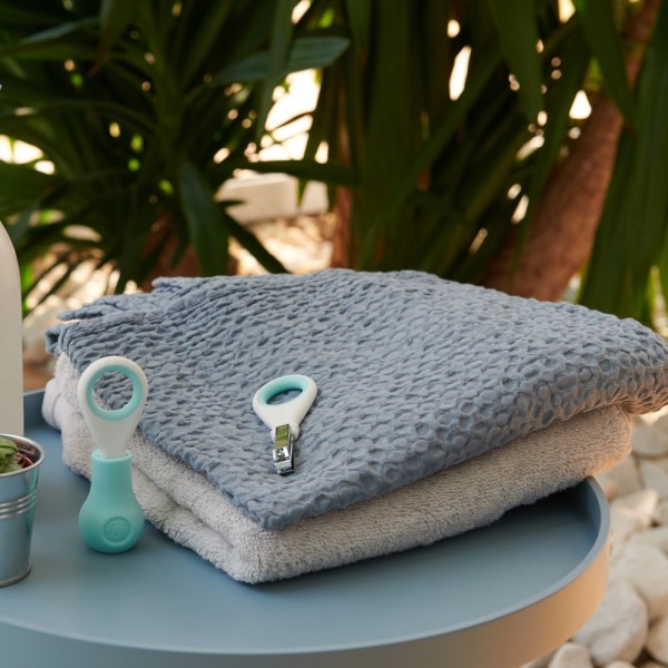 Coupe ongles bébé ergonomique water world bleu