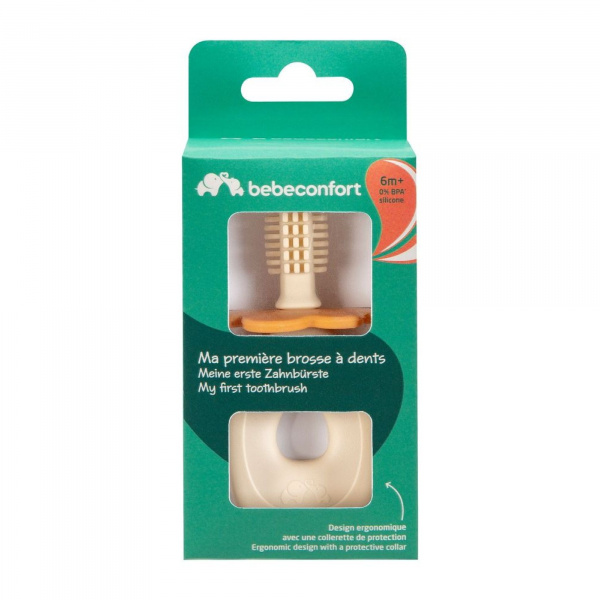Brosse à dent bébé silicone 1er âge Bebeconfort