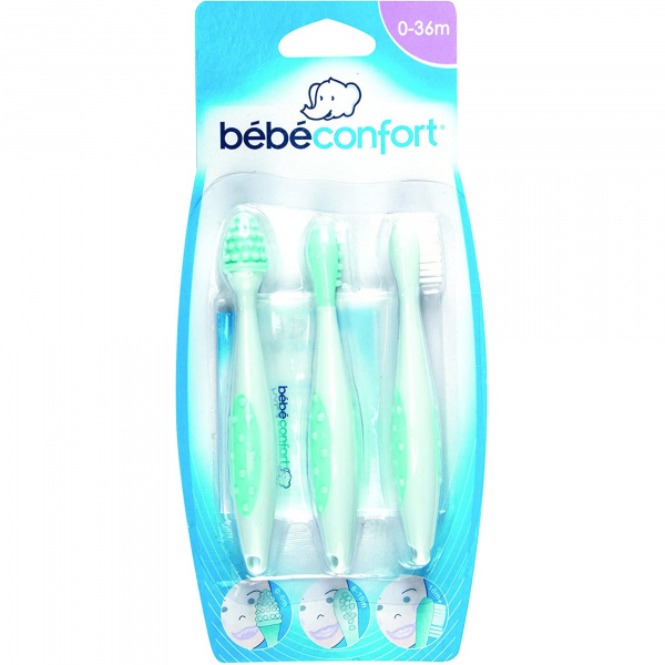 Set de 3 brosses à dents sailor Bebeconfort