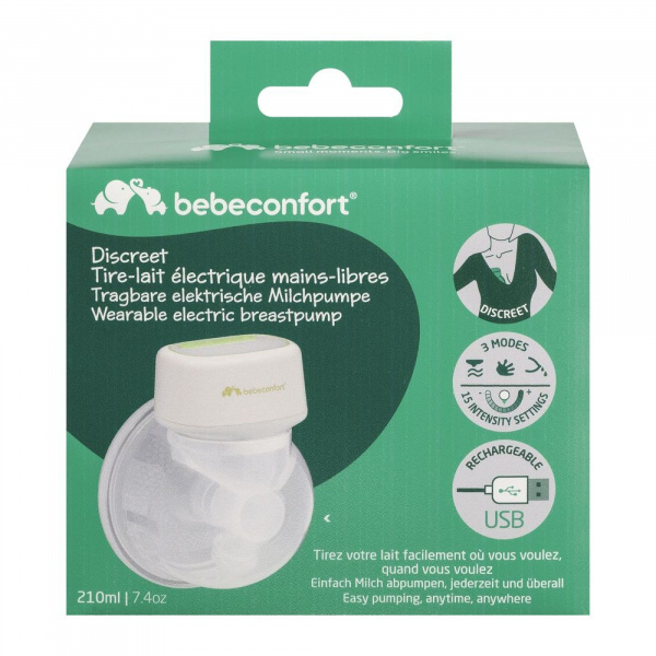 Tire-lait électrique mains-libres discreet Bebeconfort
