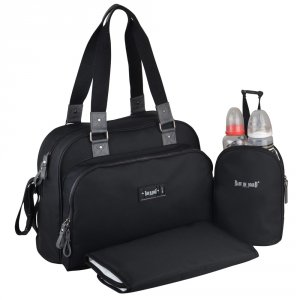 Sac à langer urban classic black noir/gris