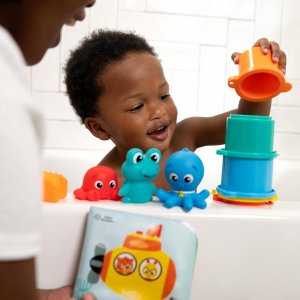 Coffret cadeaux de naissance bébé pour le bain Baby einstein