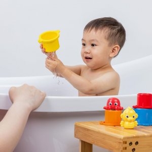 Coffret cadeaux de naissance bébé pour le bain Baby einstein