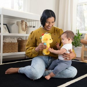 Veilleuse peluche hippocampe jaune Baby einstein