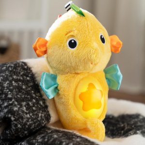 Veilleuse peluche hippocampe jaune Baby einstein