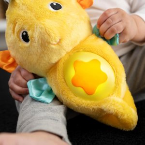 Veilleuse peluche hippocampe jaune Baby einstein