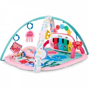 Tapis de découverte musicale et linguistique, 4-en-1, rose Baby einstein