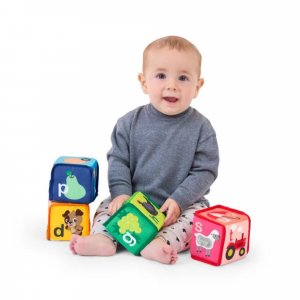 Bloc à empiler en tissu bébé Baby einstein