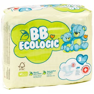 Couches bébé midi taille 3, 4-9 kg (30 couches)