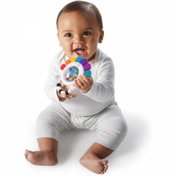 Hochet et anneau de dentition sensoriel opus le poulpe, sans bpa Baby einstein