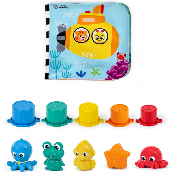 Coffret cadeaux de naissance bébé pour le bain Baby einstein
