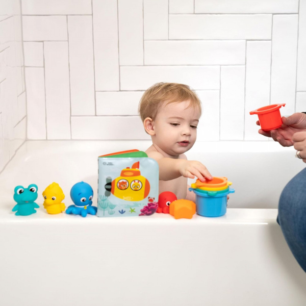 Coffret cadeaux de naissance bébé pour le bain Baby einstein