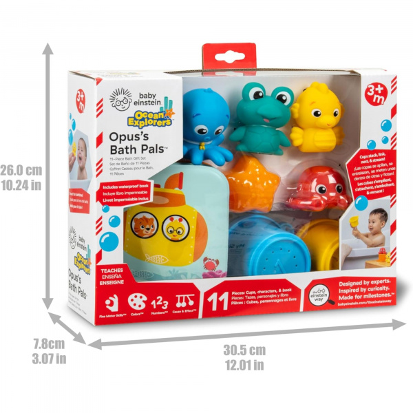 Coffret cadeaux de naissance bébé pour le bain Baby einstein