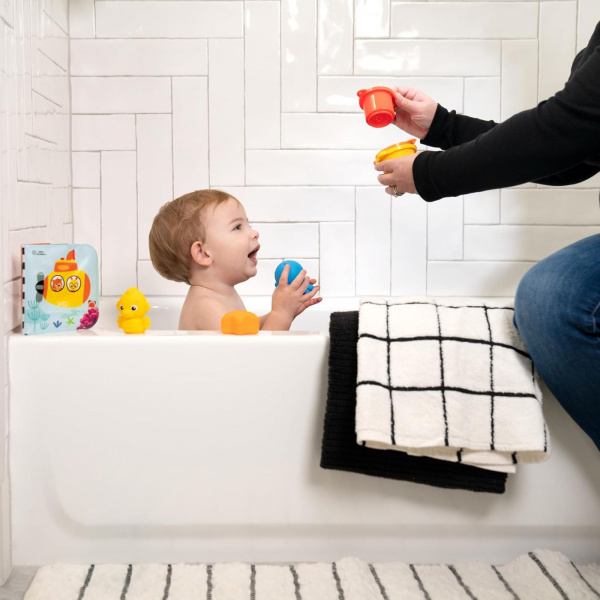 Coffret cadeaux de naissance bébé pour le bain Baby einstein