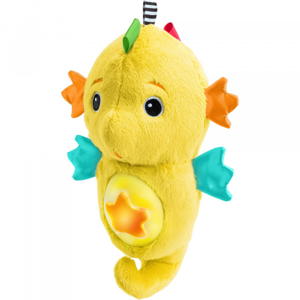 Veilleuse peluche hippocampe jaune Baby einstein