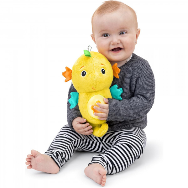 Veilleuse peluche hippocampe jaune Baby einstein