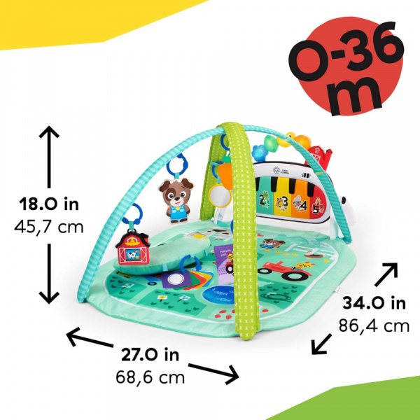Tapis de découverte musicale et linguistique, 4-en-1, multi Baby einstein