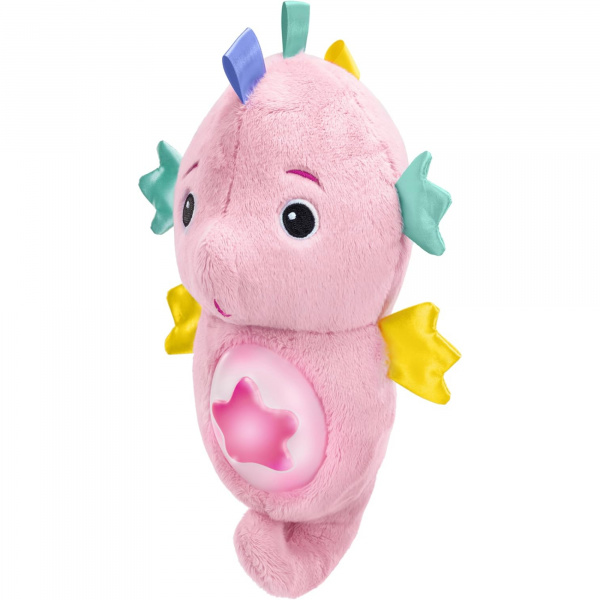 Veilleuse peluche bébé hippocampe rose Baby einstein