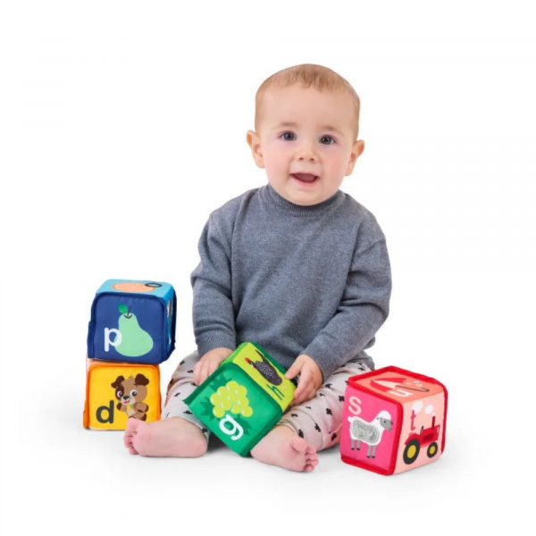 Bloc à empiler en tissu bébé Baby einstein