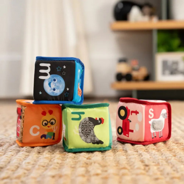 Bloc à empiler en tissu bébé Baby einstein