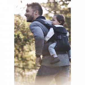 Porte bébé one coton mix noir Babybjorn