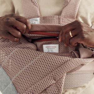 Porte bébé harmony mesh 3d rose clair Babybjorn