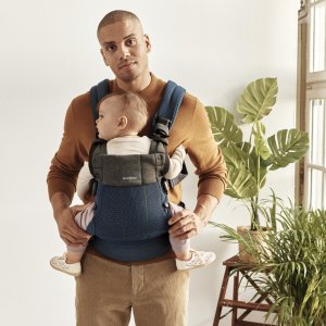 Porte bébé harmony mesh 3d bleu marine Babybjorn