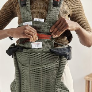 Porte bébé harmony mesh 3d vert foncé Babybjorn