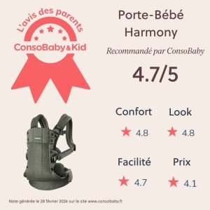 Porte bébé harmony mesh 3d vert foncé Babybjorn