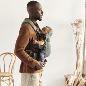 Porte bébé harmony mesh 3d vert foncé Babybjorn