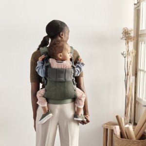 Porte bébé harmony mesh 3d vert foncé Babybjorn