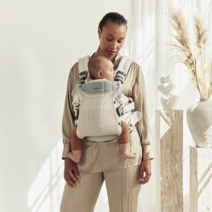 Porte bébé harmony mesh 3d crème Babybjorn