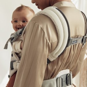Porte bébé harmony mesh 3d crème Babybjorn