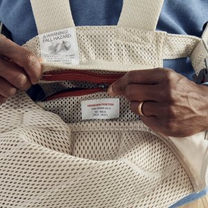 Porte bébé harmony mesh 3d crème Babybjorn