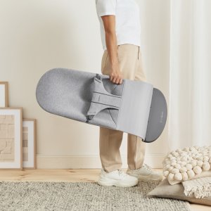 Transat bébé bliss jersey 3d gris clair Babybjorn