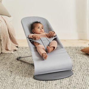 Transat bébé bliss jersey 3d gris clair Babybjorn