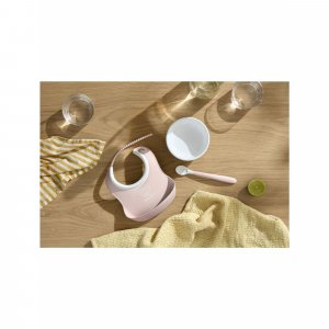 Coffret repas avec bavoir bleu pastel Babybjorn