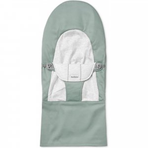 Housse transat balance soft tissé/jersey vert sauge/gris Babybjorn