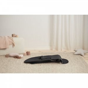 Transat bébé balance soft tissé jersey tri fabric gris foncé Babybjorn