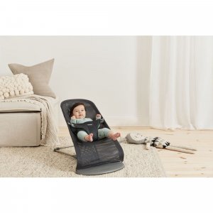 Transat bébé bliss mesh anthracite Babybjorn